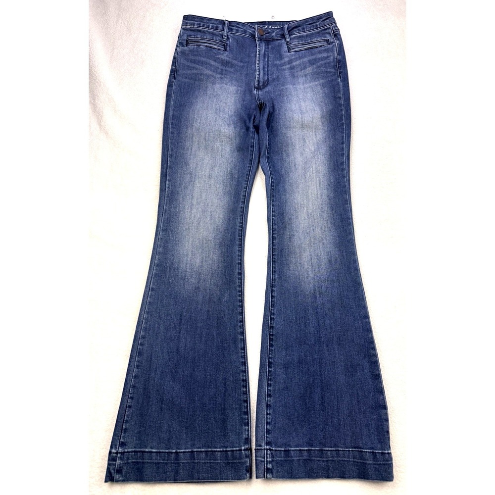 Articles of Society Jeans Women 31x32 Blue Flare SN5544PLV Distress Denim